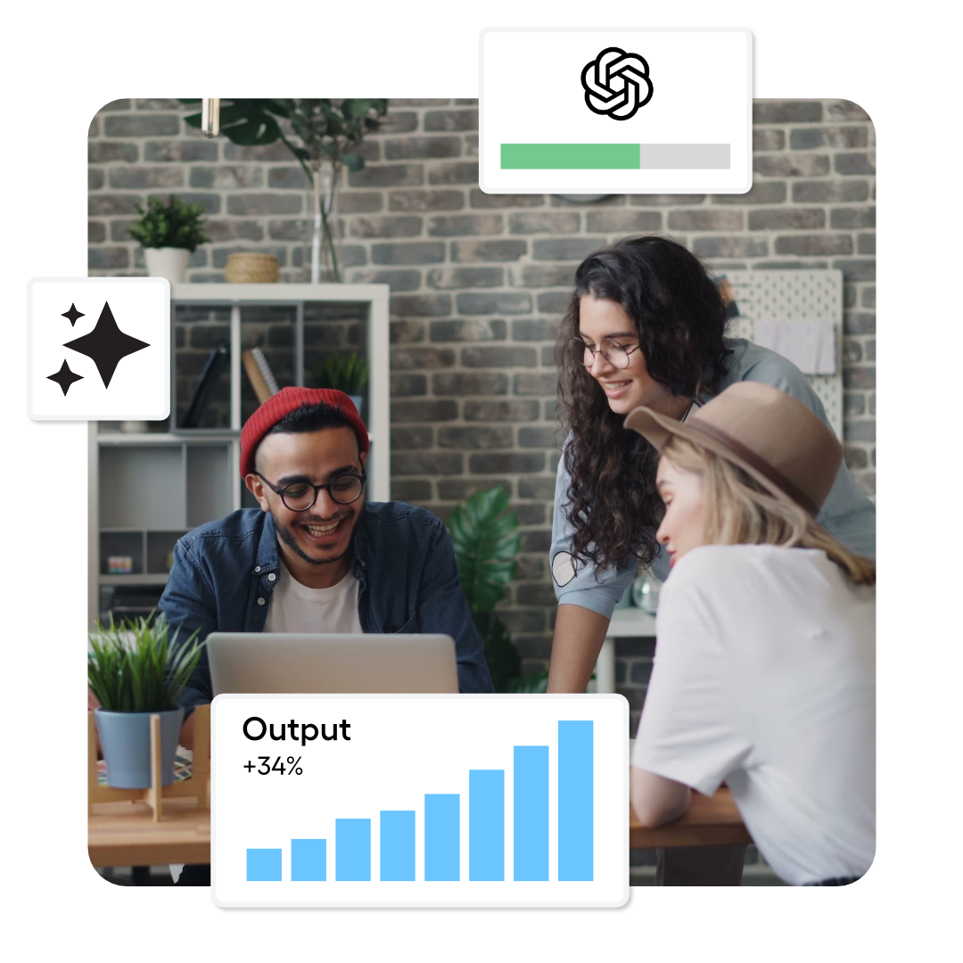 Photo showing AI in use